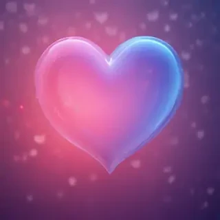 blurry heart wallpaper