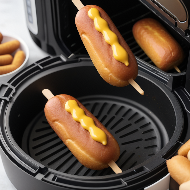 corn dog in the air fryer