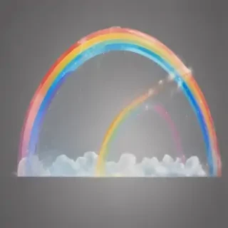transparent background rainbow clipart