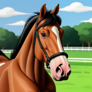 pic of horse cartoon