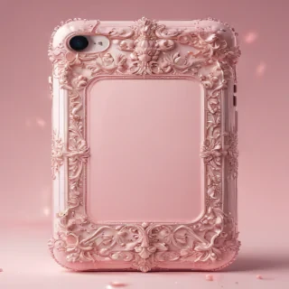 light pink phone background