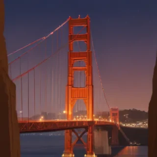 clipart golden gate bridge