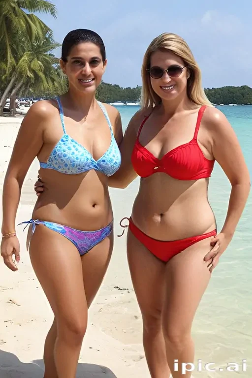 aunties in bikini
