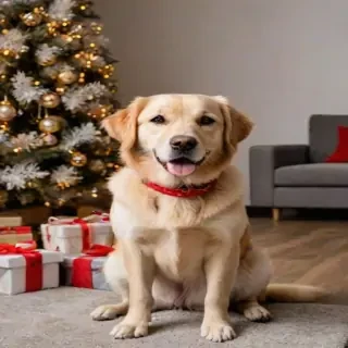 dog christmas photos