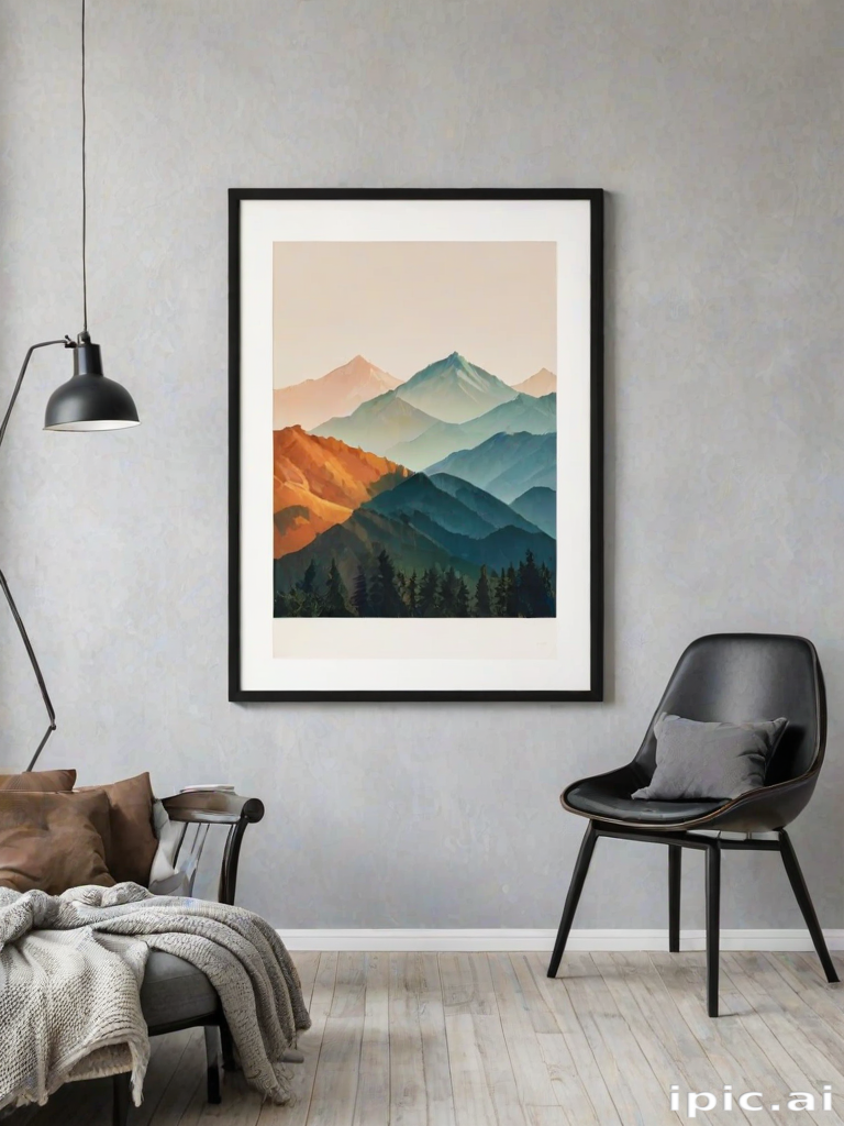framed art mockup