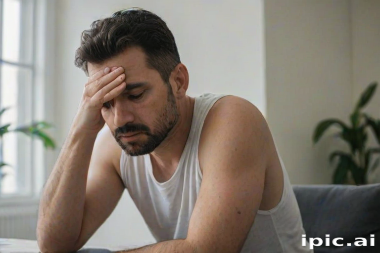 man in sad