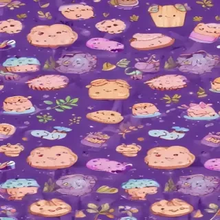 kawaii cute purple wallpaper