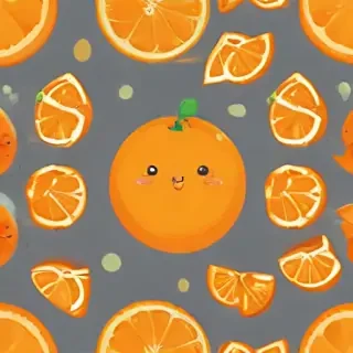 orange cute wallpaper