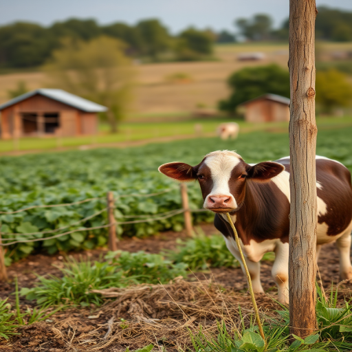 background of a farm