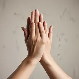 pray hands png