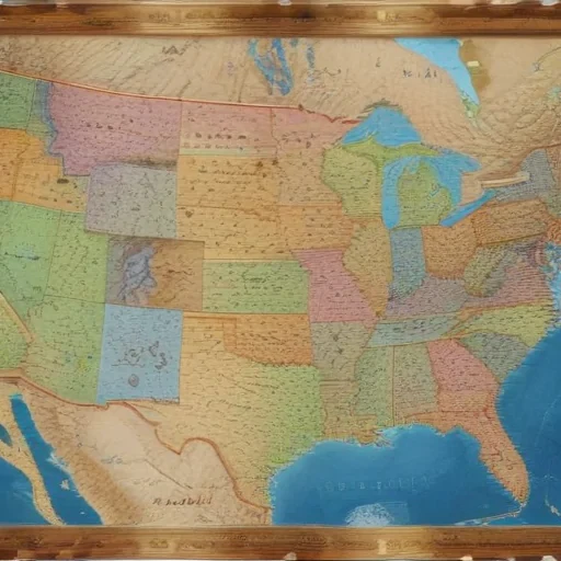 united states map