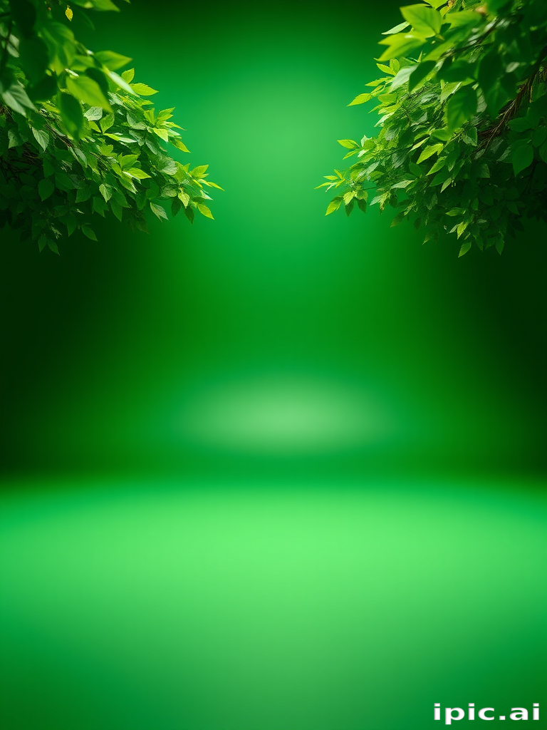 green background aesthetic
