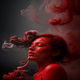 red smoke png