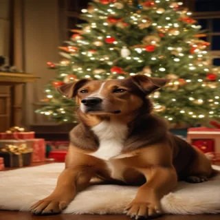 christmas dog photos