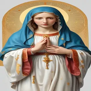 virgin mary clip art