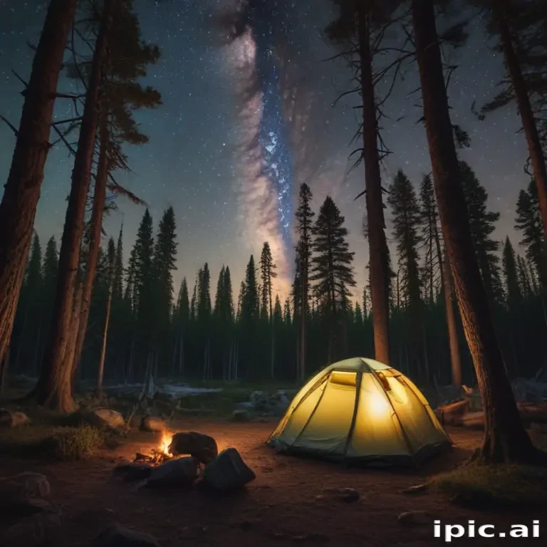 camping background pic