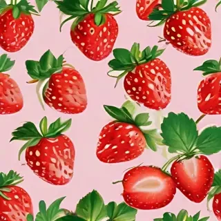aesthetic strawberry wallpaper