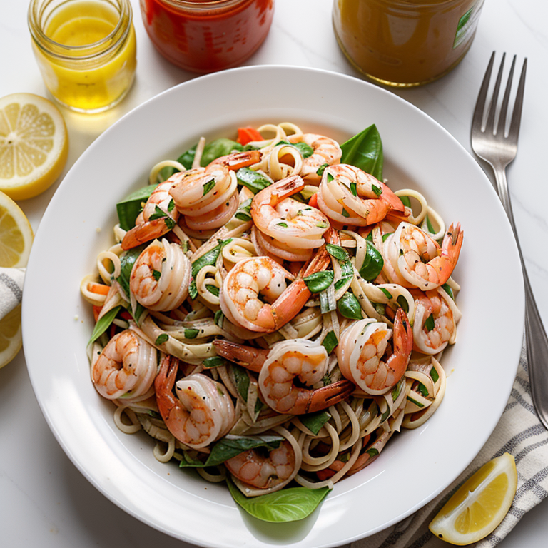 shrimp pasta salad italian dressing