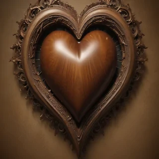 brown heart