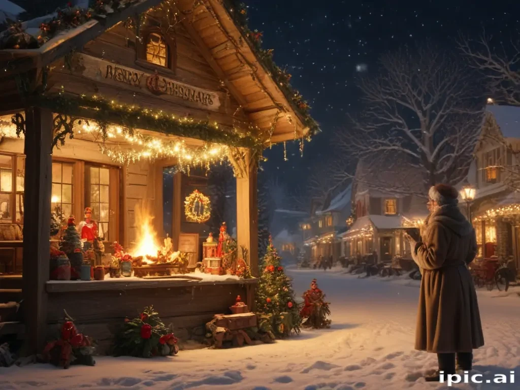 vintage merry christmas image