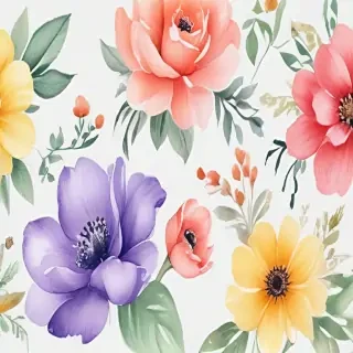 watercolor flowers png