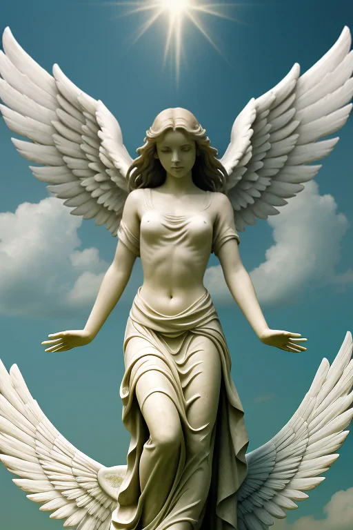 angel with wings wallpaper