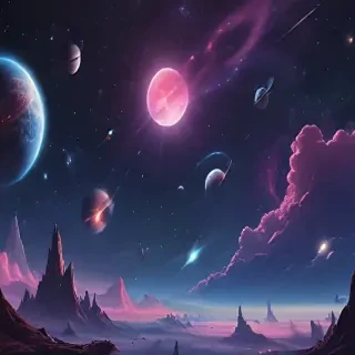 space wallpaper aesthetic