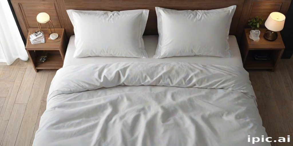bed top view