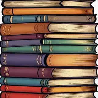 books stacked clipart