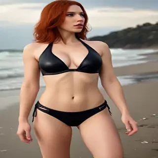 black widow bikini