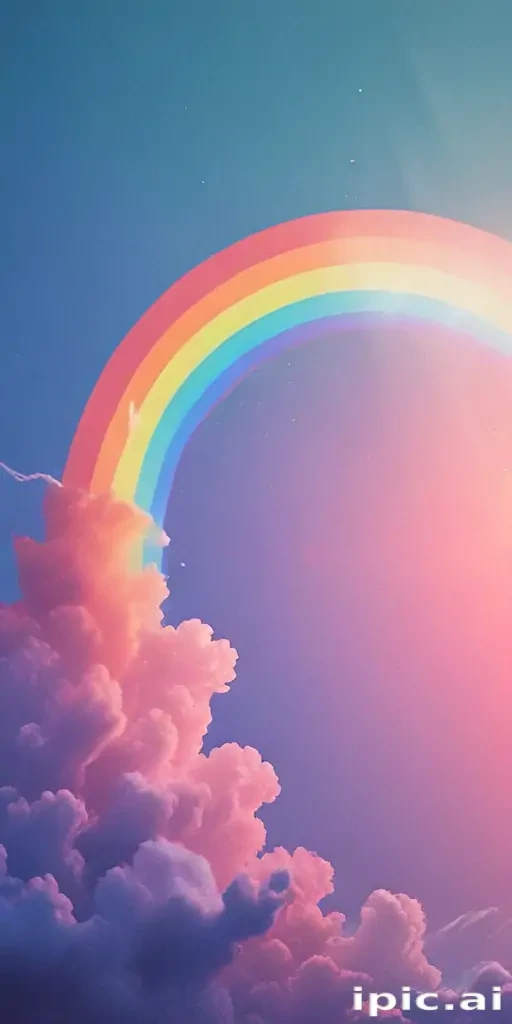 aesthetic wallpapers rainbow