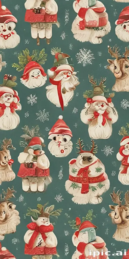 free printable vintage christmas pictures
