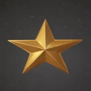 gold star sticker png