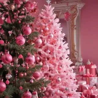 cute pink christmas wallpaper