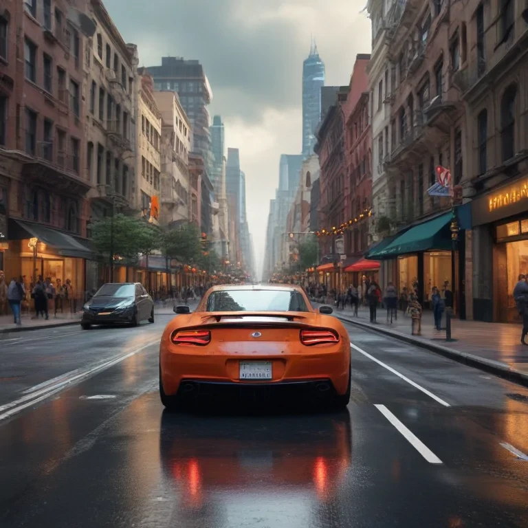 city street background