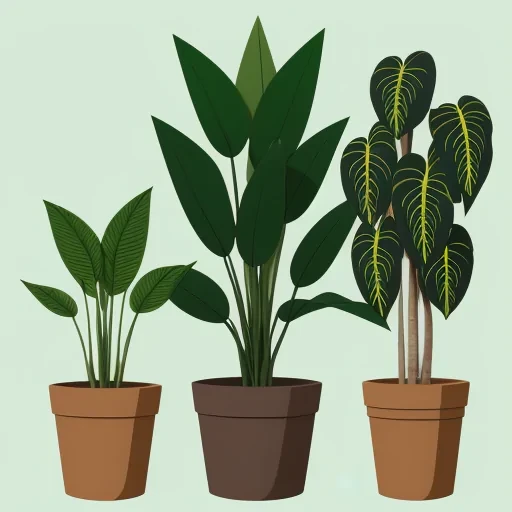 plants no background