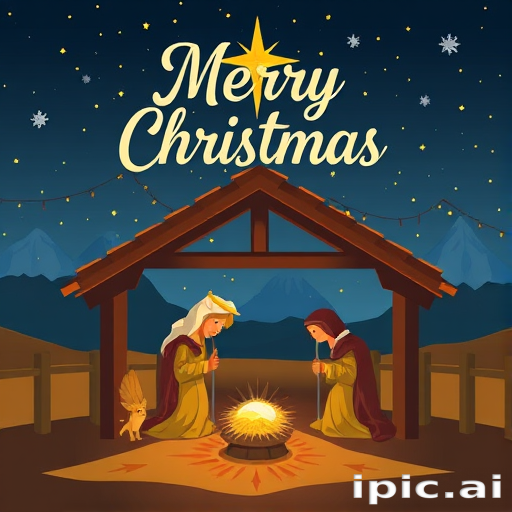 merry christmas nativity images free