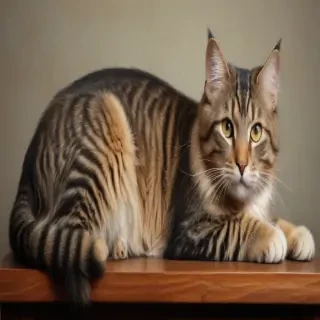 vintage cat drawing