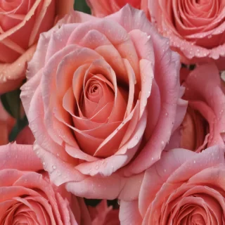 rose backround