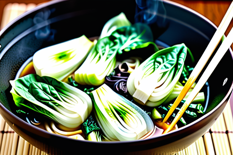 how to cook bok choy for ramen
