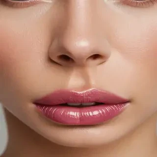transparent lips