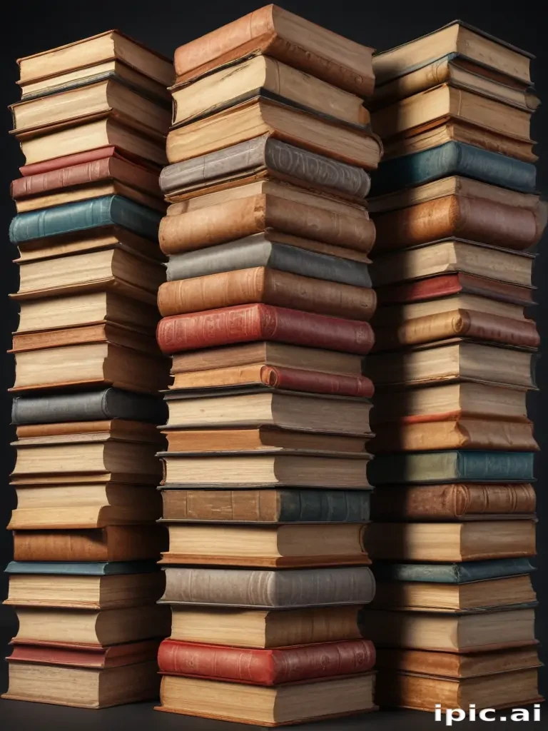 stacked books clip art