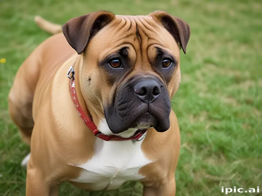 staffy bull bullmastiff