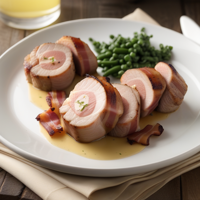 bacon wrapped pork tenderloin medallions