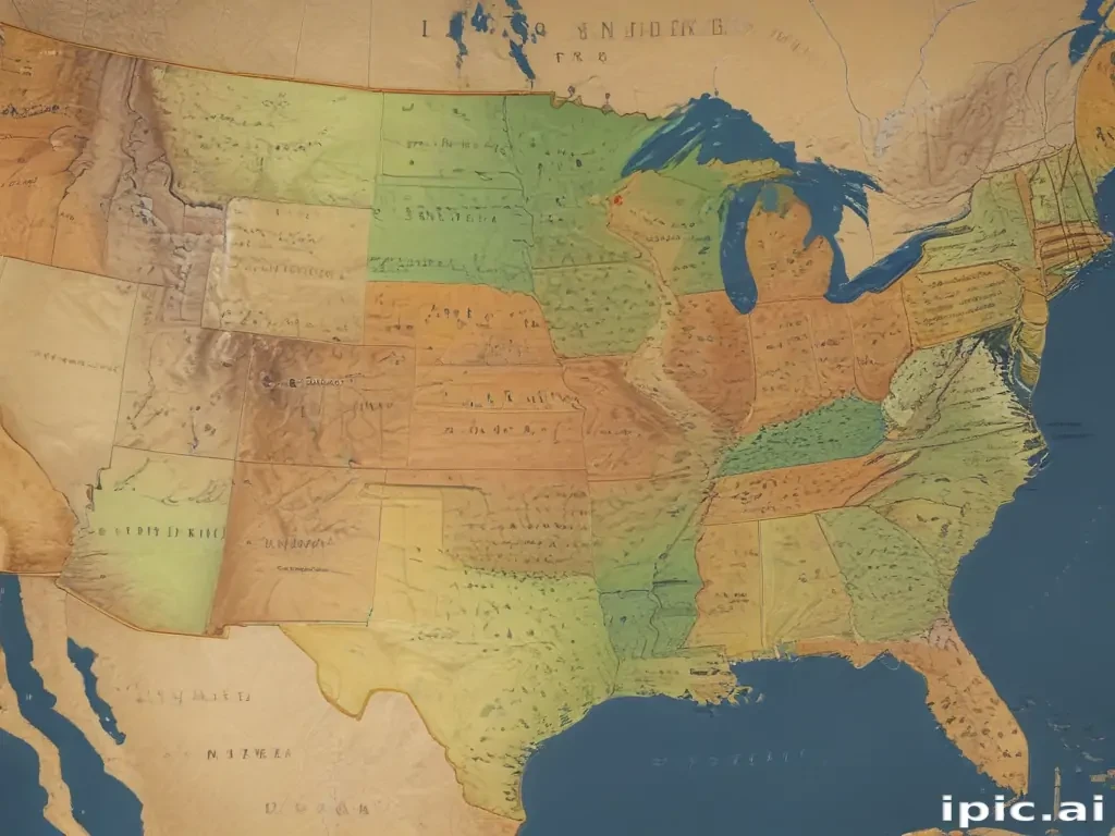 united states map