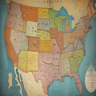 map of united states of america