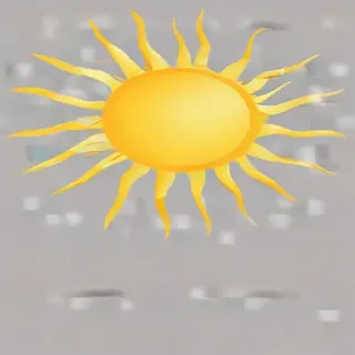 transparent background sun clipart