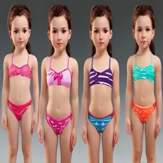 kids bikini ai