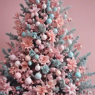 pastel aesthetic christmas wallpaper