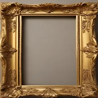 fancy gold frame
